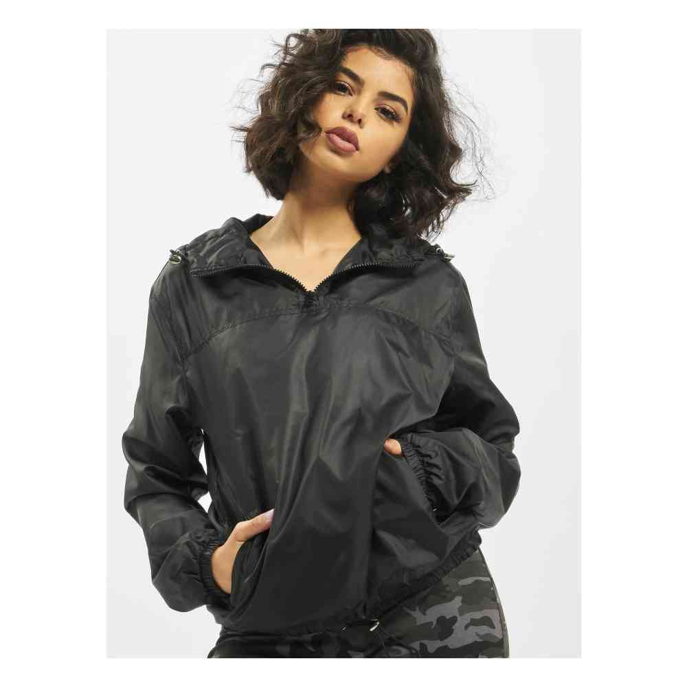 DEF - Ramie Windbreaker jacket - Zwart